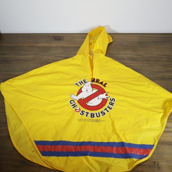 vintage 1984 The Real Ghostbusters Kids Poncho Rain Coat RARE! - Picture 1 of 9